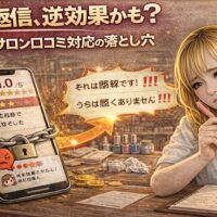 その返信、逆効果かも？ネイルサロン口コミ対応の落とし穴