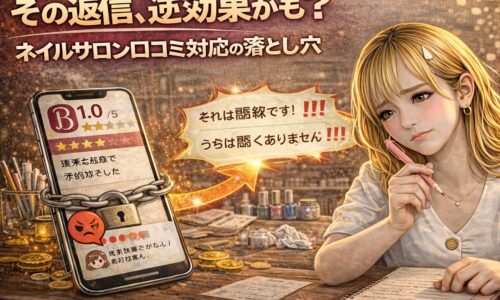 その返信、逆効果かも？ネイルサロン口コミ対応の落とし穴