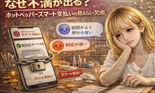 なぜ不満が出る？ホットペッパースマート支払いの見えない欠点