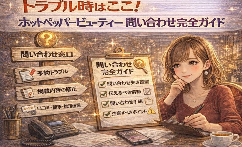 ホットペッパービューティーの高い手数料によって利益が残らず悩むサロンオーナーを描いたアイキャッチ画像。請求書やコインが減っていく様子で手数料の重さを表現。