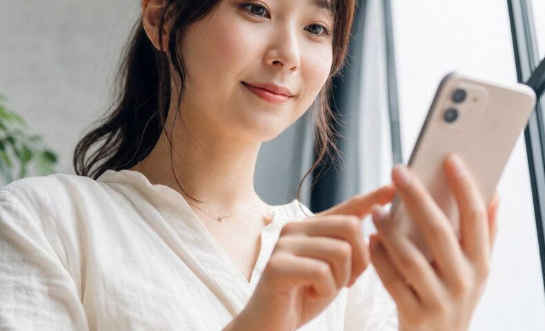 ホットペッパーの予約履歴をスマートフォンで確認する方法を示すイメージ