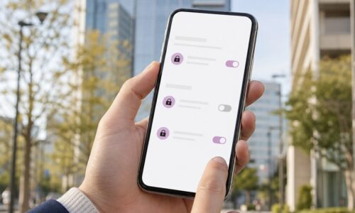 ホットペッパーの予約履歴は他人に見られるのか、公開範囲を確認するスマートフォン画面