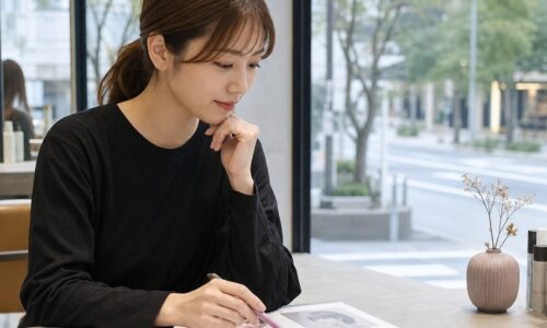 サロンの顧客理想像を整理し、年齢より先にペルソナ設定の軸を考えるイメージ