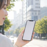 サロンボード pc版 iphoneログインの方法を解説するスマートフォン画面