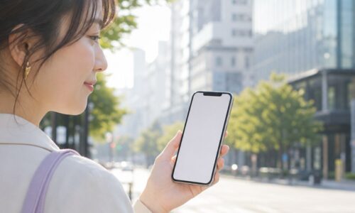 サロンボード pc版 iphoneログインの方法を解説するスマートフォン画面