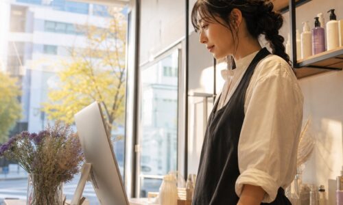 ホットペッパービューティーの予約履歴をサロンの顧客管理に活用するイメージ