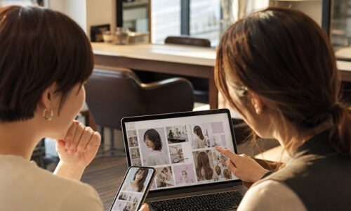 ホットペッパービューティーとSNSを連携してサロン集客を高めるイメージ