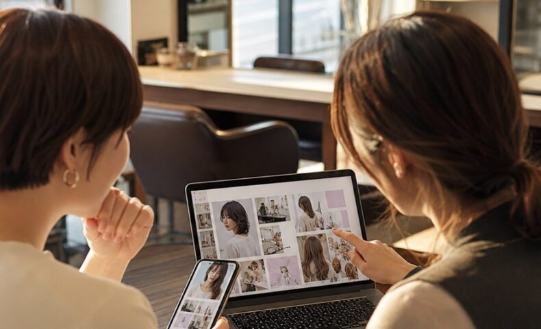 ホットペッパービューティーとSNSを連携してサロン集客を高めるイメージ