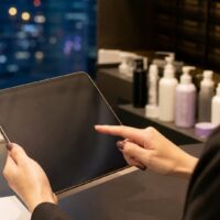 ホットペッパーの来店履歴が店側に見える範囲を確認するイメージ
