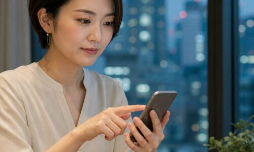 サロンボード スマホ版ログインの入口をスマートフォンで確認する画面