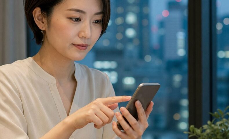 サロンボード スマホ版ログインの入口をスマートフォンで確認する画面